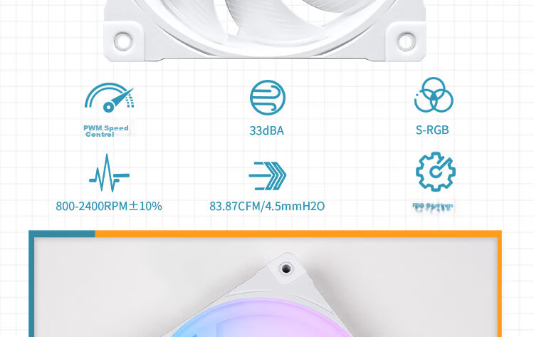 VALKYRIE B360W VK All-in-One CPU Liquid Cooler 2-Inch IPS LCD Screen Multi-Platform Support ARGB Lighting One-Cable Connection 12