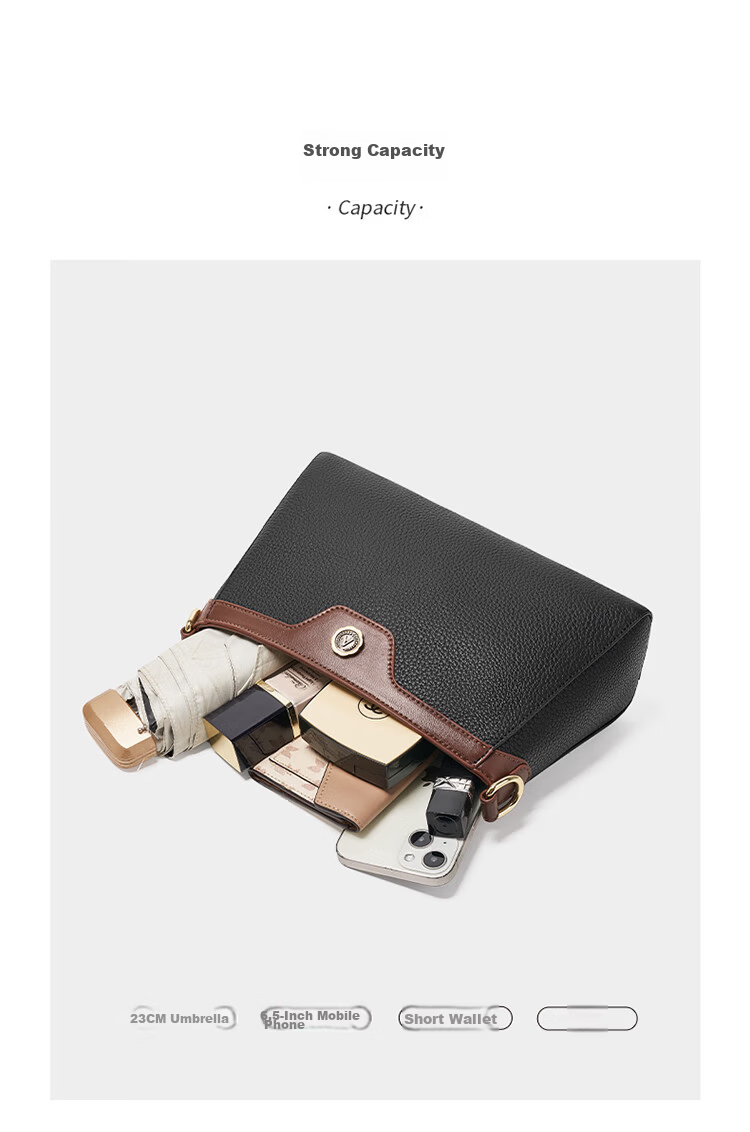 Aokang Women's Trendy Cowhide Phone Bag Premium Small Square Light Luxury Crossbody Shoulder Bag Birthday Gift for Mom and Wife 14