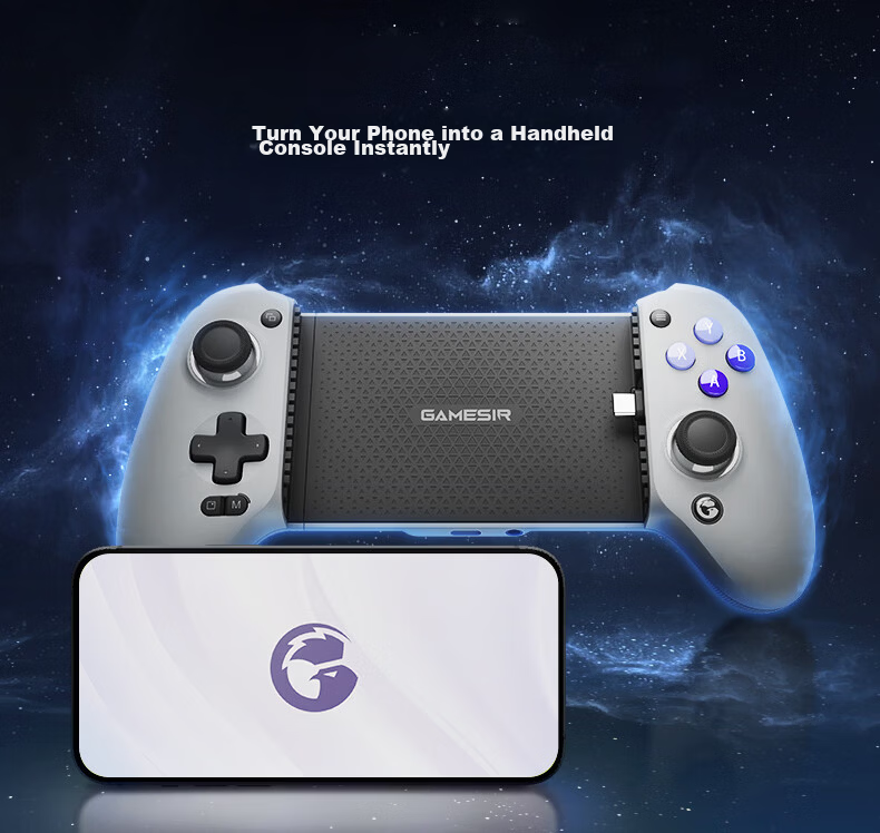 GAMESIR G8 Sagittarius Type-C Mobile Game Controller for Android iOS iPhone 15 with Extendable Handle, Streaming, Hall Sensor Joystick, Delta Design 5
