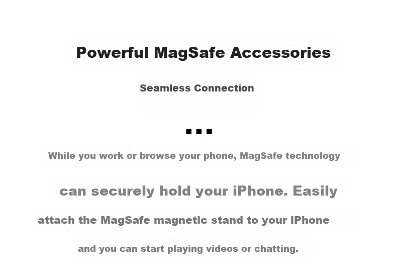 BELKIN MagSafe Magnetic Phone Stand with iPhone Ring Buckle Macbook Continuous Interchangeable Camera Video Live Phone Stand MMA006 Black 9