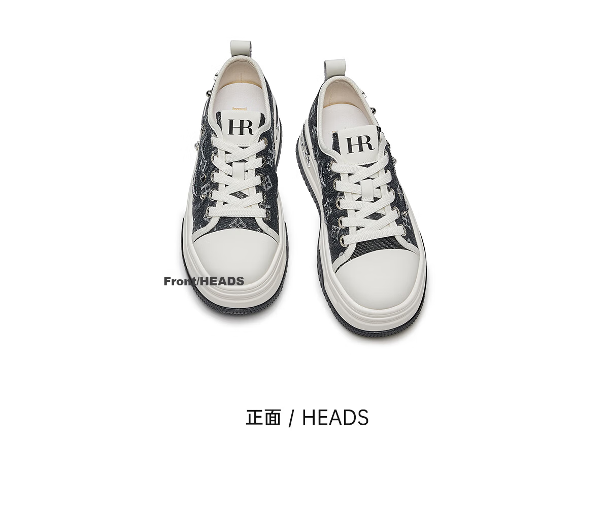 HR Helena Women's Shoes 2026 Autumn New Thick Sole Height Increasing Sneakers Comfortable Versatile Casual Shoes Black Beige Size 38 11
