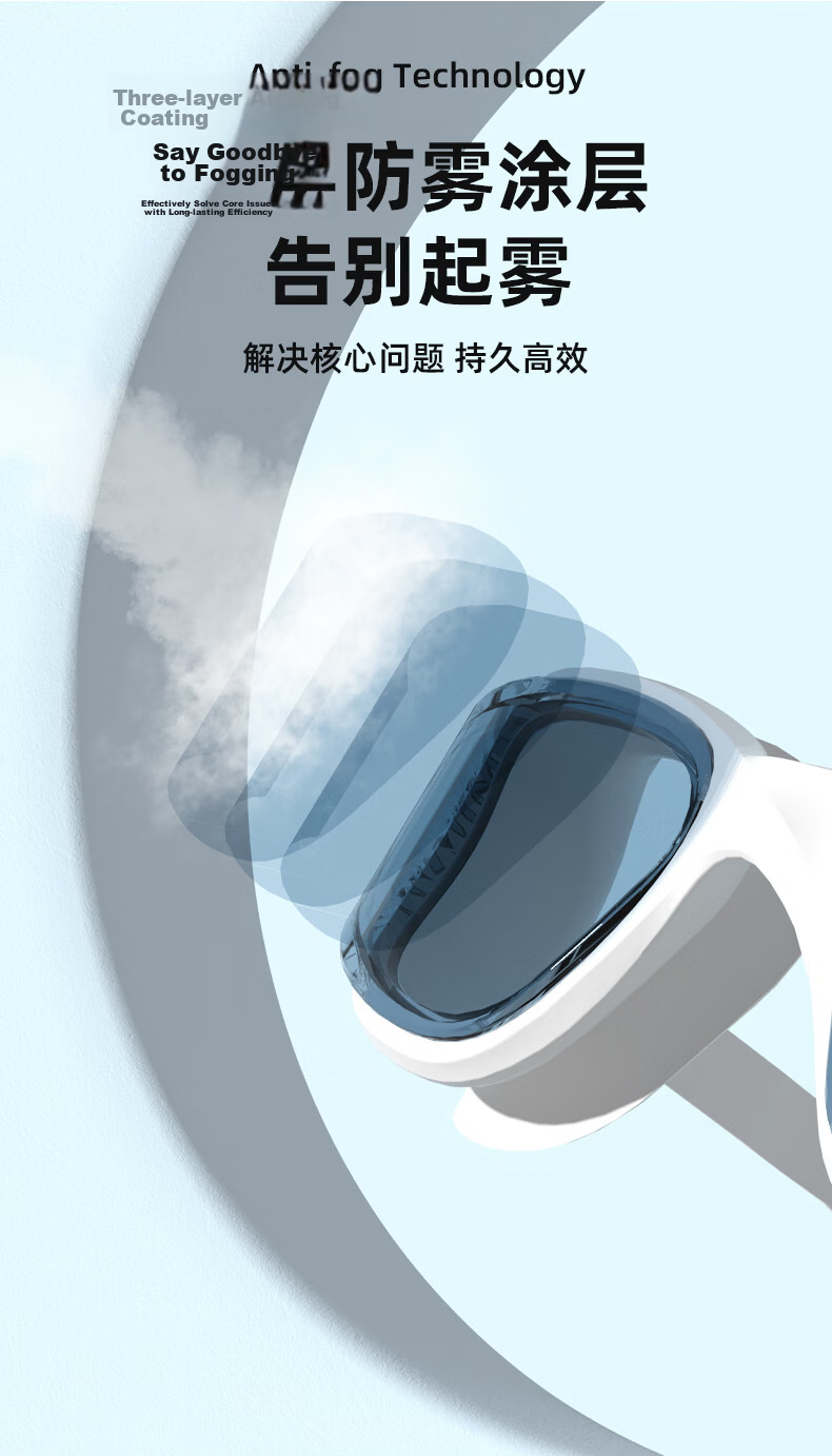 Jiehu Swim Goggles and Swim Cap Set for Men and Women, Prescription, HD Anti-Fog, Training, Stylish Adult Swimming Gear 3