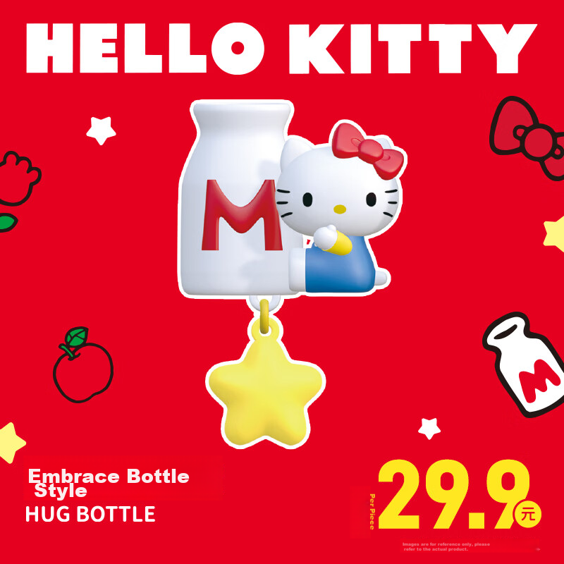 MINISO HELLO KITTY Heartfelt Holiday Series Figurine Blind Box Desktop Decoration Toy Birthday Gift for Girls 6
