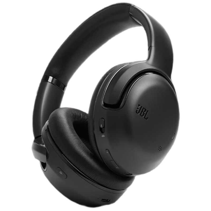 JBL Tour One M2 Over-Ear Wireless Bluetooth Headphones Long Battery Life Active Noise Cancelling Hi-Fi Music Headphones Premium Business Travel Commuting Headset Black
