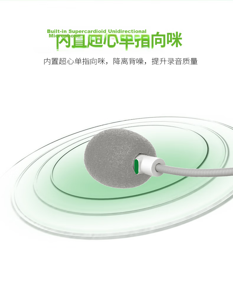 SaLaR E810 English Speaking Exam Headset Over-Ear Middle and High School Oral Test Recording Playback Human-Computer Dialogue Earphones with Microphone USB Type-C Dual Interface Black 3