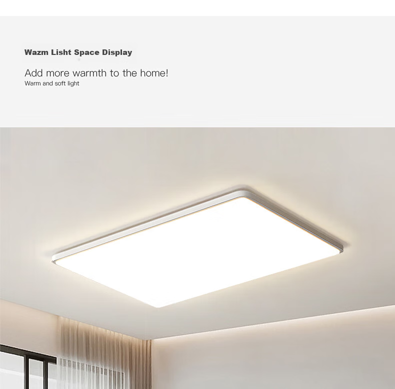 MICOE Full-Spectrum Eye-Protecting Ceiling Light for Living Room, Dining Room And Bedroom, Simple And Elegant Zhongshan Lighting Moon Series 21