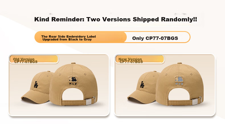MLB Baseball Cap for Men And Women, Soft Top Sun Visor Hat, Birthday Gift, 3ACP7701N-07BKS 7