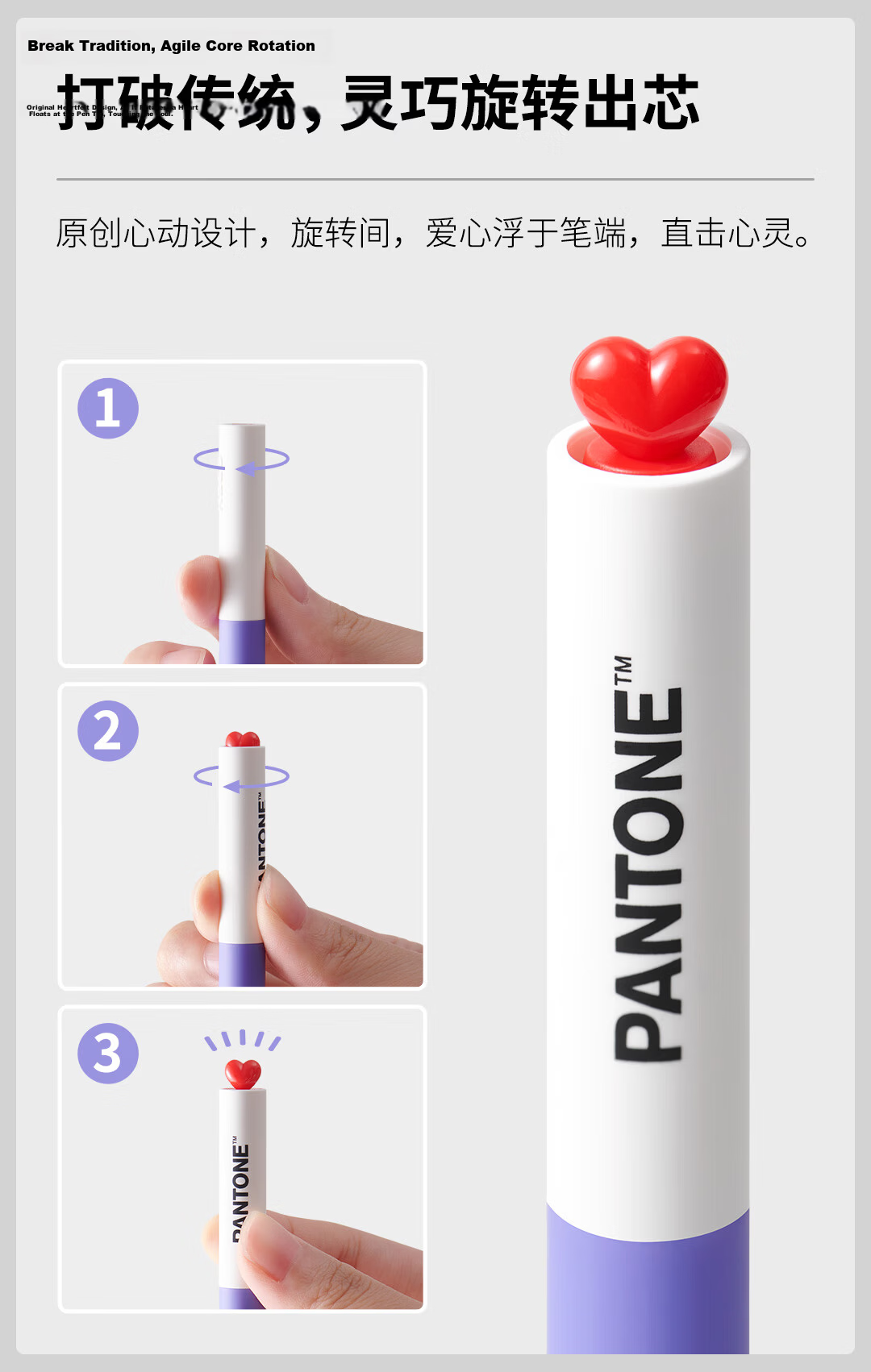 KACO x PANTONE Collaboration 0.5mm Gel Pen High-Value Signature Pen Quick-Dry Ballpoint Pen Black Ink Carbon Pen Student Exam Pen (2000) 2-Pack 6