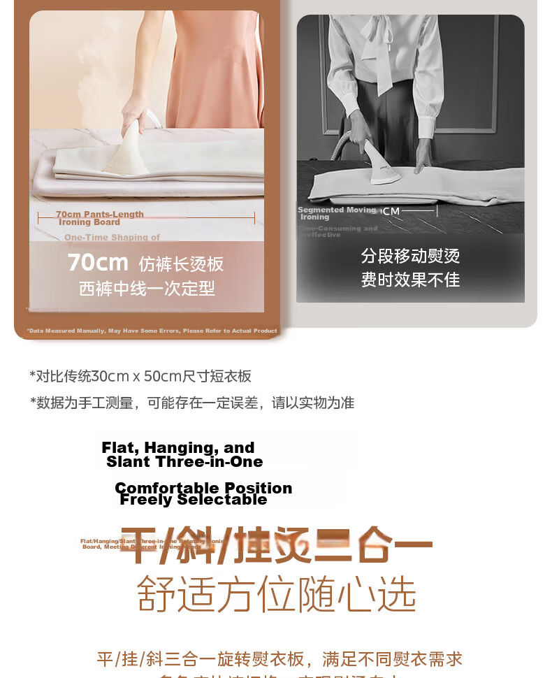 Midea [Extra Large Ironing Board] Upright Garment Steamer, 35g/min High Steam Output, Premium Home Ironing Machine, Electric Iron for Clothing Stores, Commercial Use for Clothing Shops, YGD25A1 10