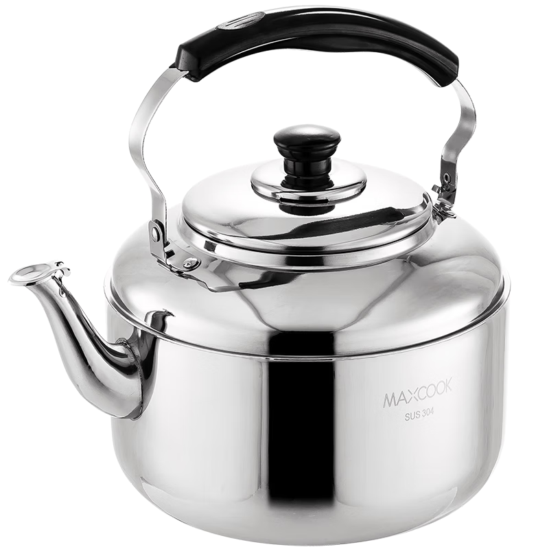 MAXCOOK 304 Stainless Steel 5L Thickened Whistling Kettle Gas and Induction Cooker Compatible MCH653
