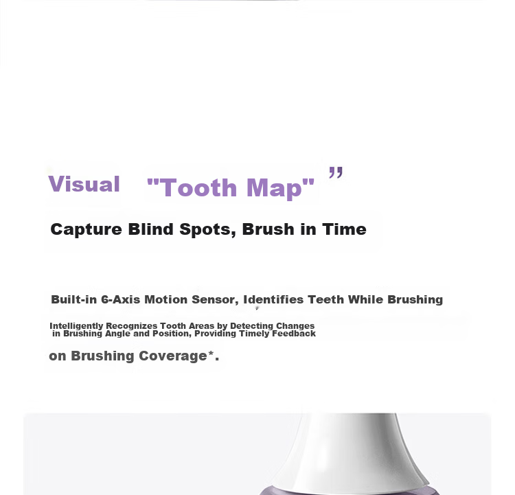 Mijia [Mid-Autumn Festival Gift] Xiaomi Sonic Vibration Electric Toothbrush Pro, Color Screen Display Reminder, 180-Day Battery Life, Smart Dual-Surface Vibration, Birthday Gift for Boyfriend, Purple 9