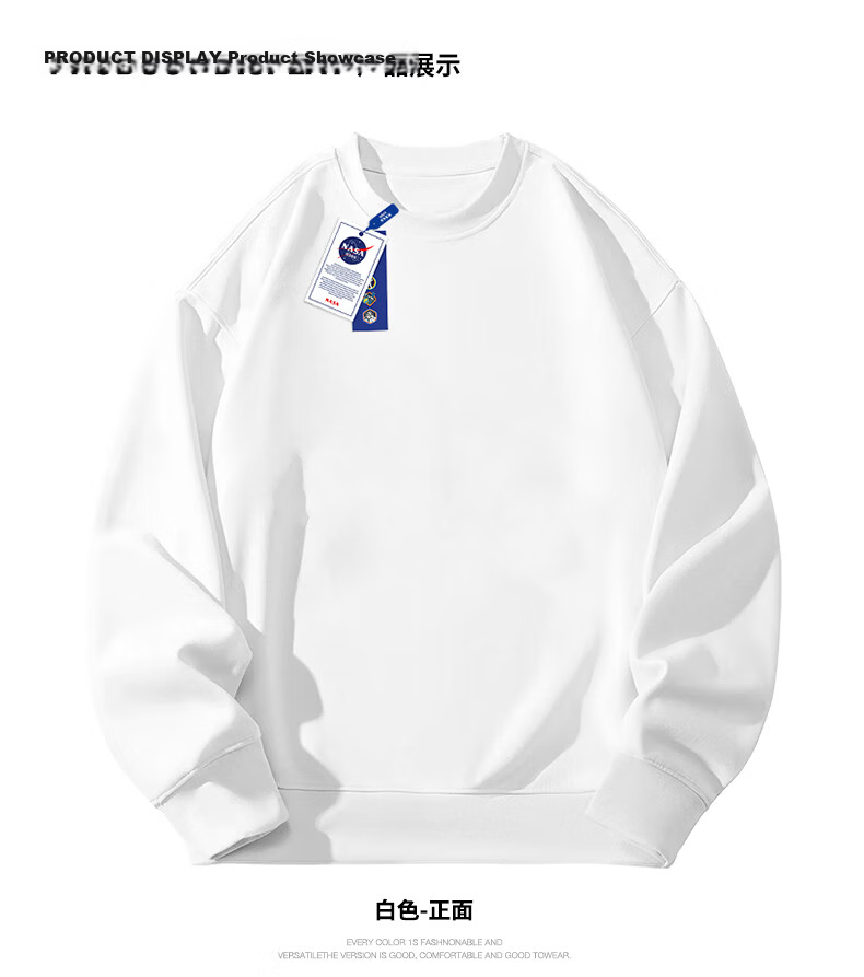 NASA GISS Hooded Sweatshirt for Men, Solid Color Basic Style Top, Couple's Versatile Long-Sleeve T-Shirt, Gray Hooded Regular Fit, Size M 24