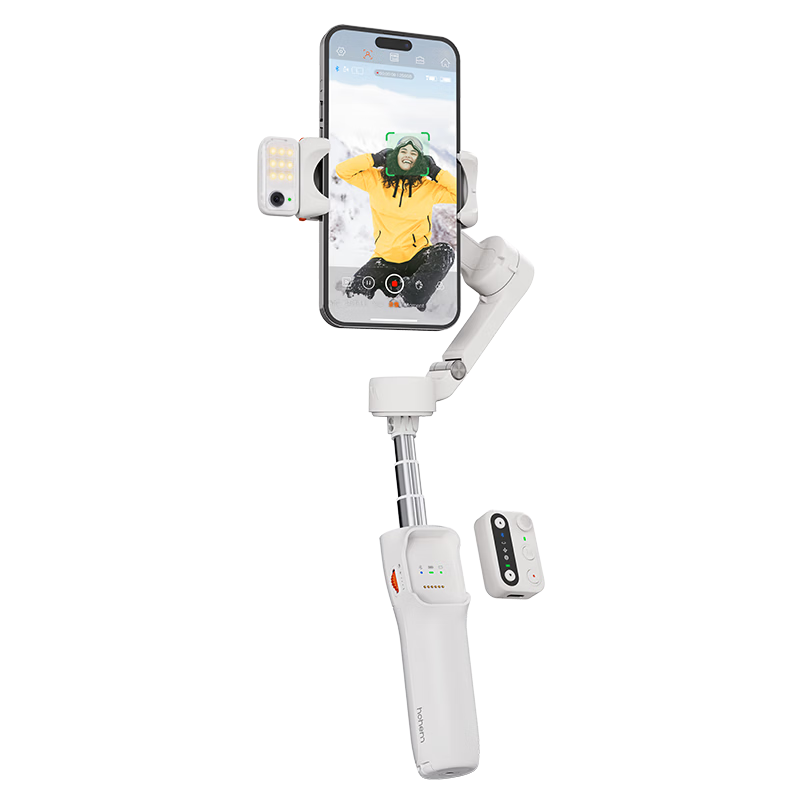 Hohem V3 AI Precision Tracking Remote Control Mobile Phone Stabilizer Professional 3-Axis Anti-Shake Portable Selfie Stick Live Streaming Vlog Tool