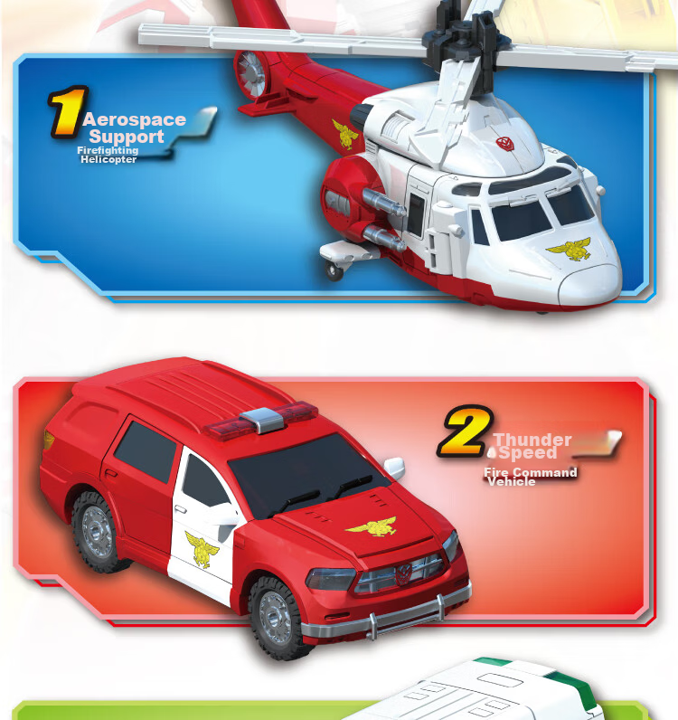 Kabaocheshen Transforming Car Toy Robot, Kabaoshen Boy's New Year Gift Entry-Level Model - Special Police Giant 2
