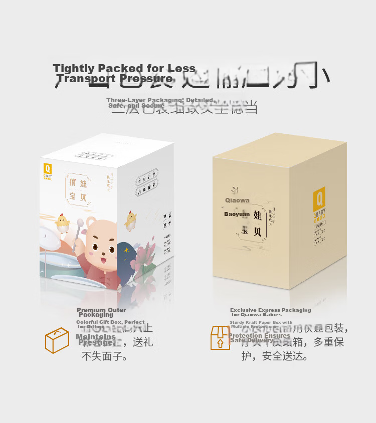 QIAO WA BAO BEI Children's Drum Set, Gift for Boys And Girls, 3-Year Old Kids, Kindergarten Early Education, 5-Liang Weight, for One-Year Baby 20
