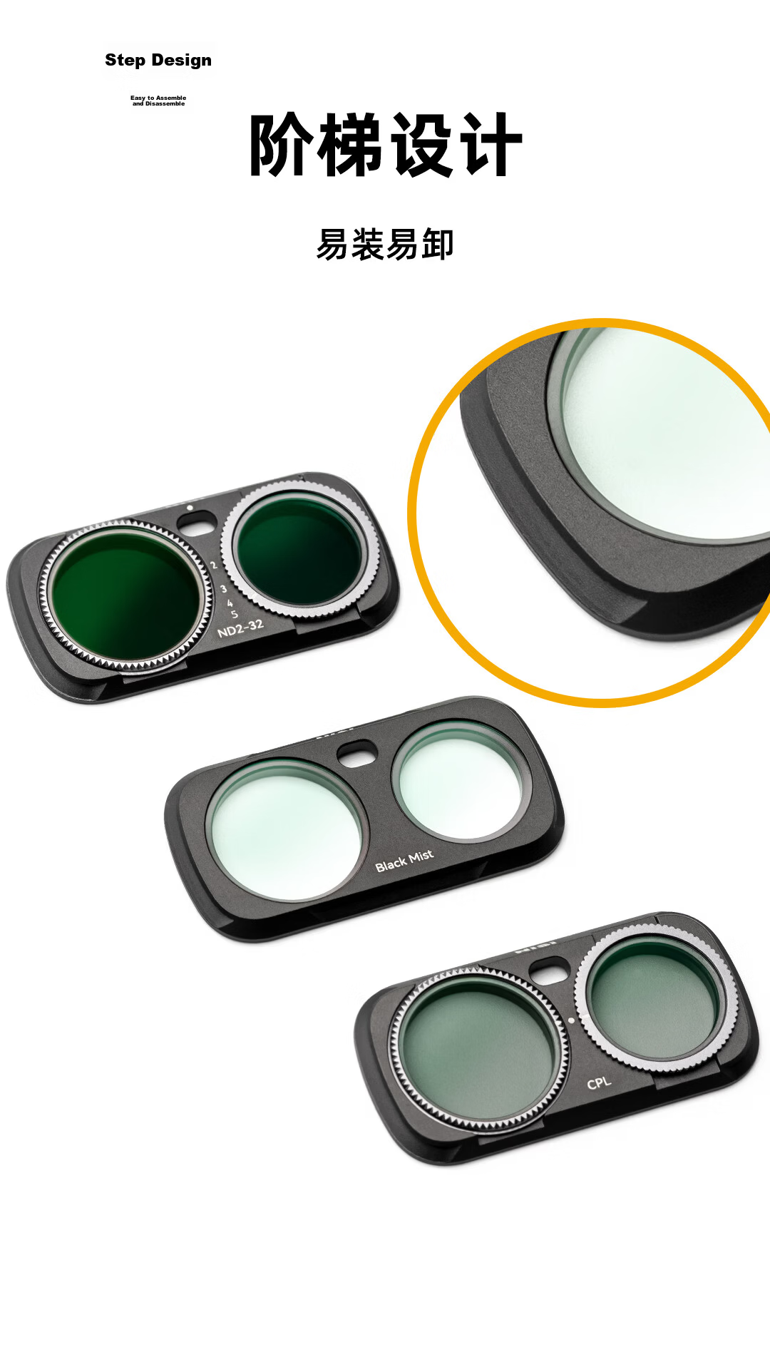 NiSi Ultra-Thin Copper Frame UNC UV Filter, 82mm Filter (Gold Frame), Double-Sided Multi-Layer Coated DSLR Mirrorless Camera Lens Protector Filter, Suitable for Nikon Canon Sony 3