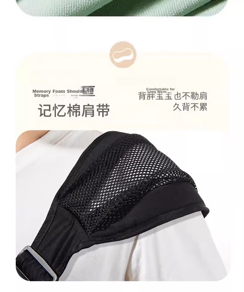 FENYE Newborn Front-Carrier Adjustable Baby Waist Stool 0-48 Months Breathable Skin-Friendly Outdoor Baby Carrier 16