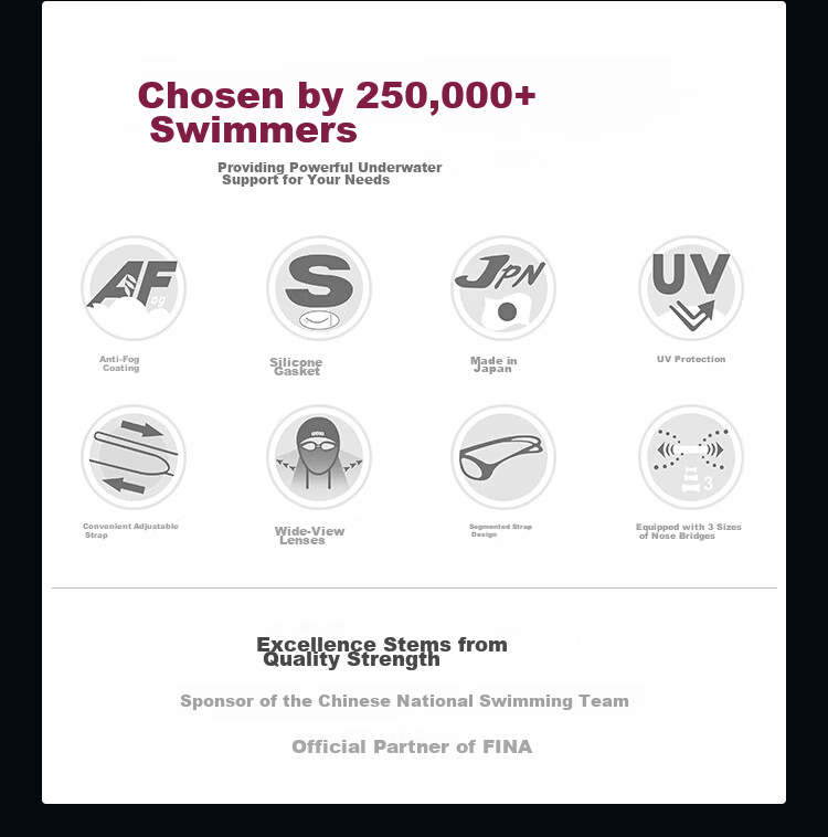 Arena Swimming Goggles Japan Imported HD Anti-Fog Professional Training Large Frame Comfortable Leak-Proof Unisex Swimming Gear 9