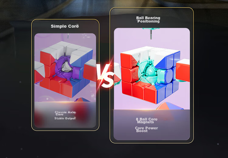 Moyu Culture RS3M v5 SE Magnetic 3x3 Cube Magnetic Levitation Core Magic Cube Smooth Speed Competition 3x3 Cube 3