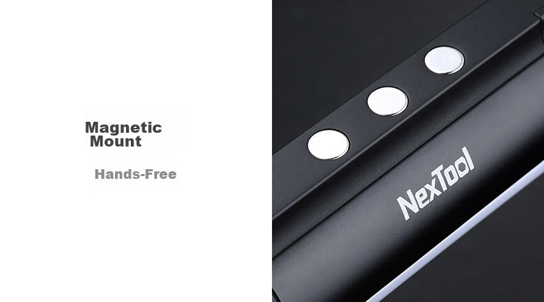 NexTool Outdoor Home Thunder Six-in-One Multifunctional High-Power Flashlight Zoomable Long-Range LED Emergency Light Type-C 28