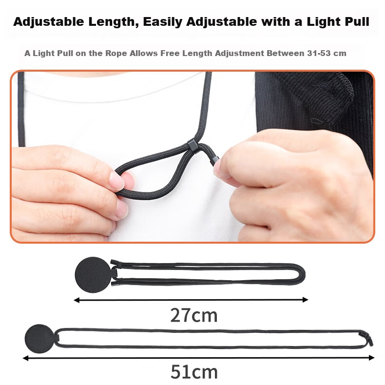 Qiye Magnetic Lanyard Strap Stand Shoulder Strap First-Person View for YingShi Insta Go Ultra Thumb Camera Goultra Accessories Vertical and Horizontal Lens Stand Unboxing Video 6