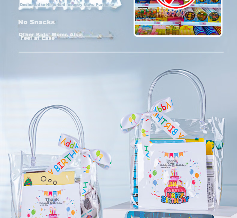 Qiaoqiaotu Children's Birthday Party Favor Gift Box, Kindergarten Student Birthday Gift for The Whole Class, Practical Small Gift Return Present 4
