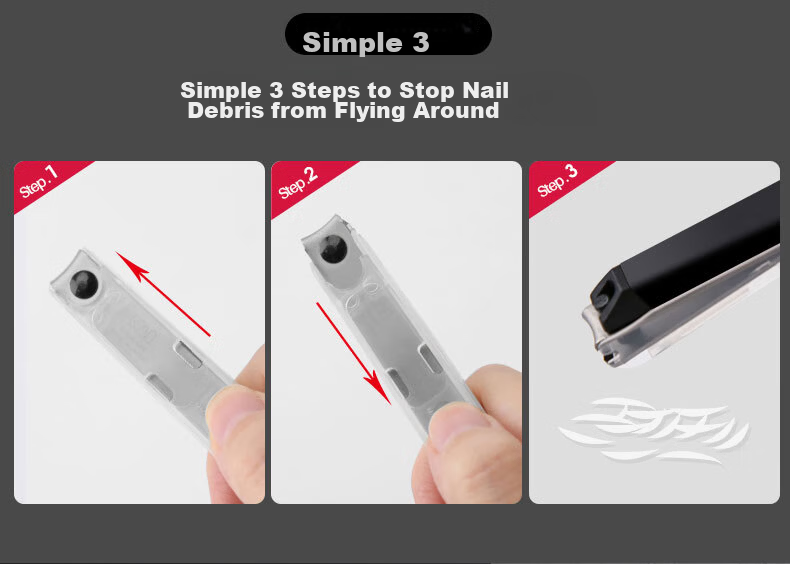 KAI Japan Imported Stainless Steel Nail Clipper/Nail Cutter Single Handle (Splash Resistant) 001 Series M Size 5