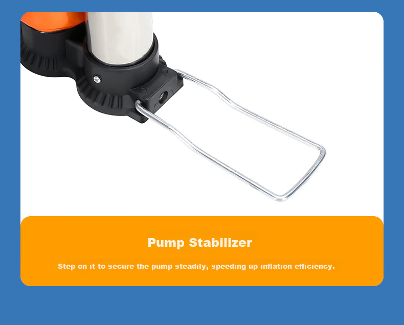 FOREVER Bicycle Pump, Soccer Ball And Basketball Inflation Tube, Electric Battery Universal Pump with Pressure Gauge, Air Hose Inflation Tube 21