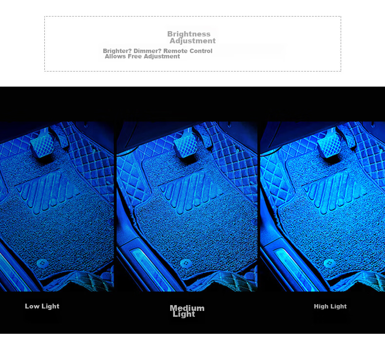 40,000 Kilometers Car Ambient Light LED No Modification USB Footwell Decorative Music Rhythm Light SWY6526 7