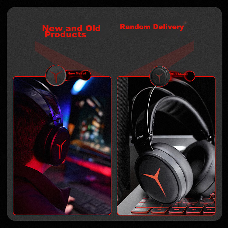 Lenovo Savior Thunder Y480 Wired Gaming Headset, Over-Ear Professional E-Sports Headphones with Microphone, USB Headphones in Black, for Playing Black Myth: Wukong And Triangular Battle Royale 12
