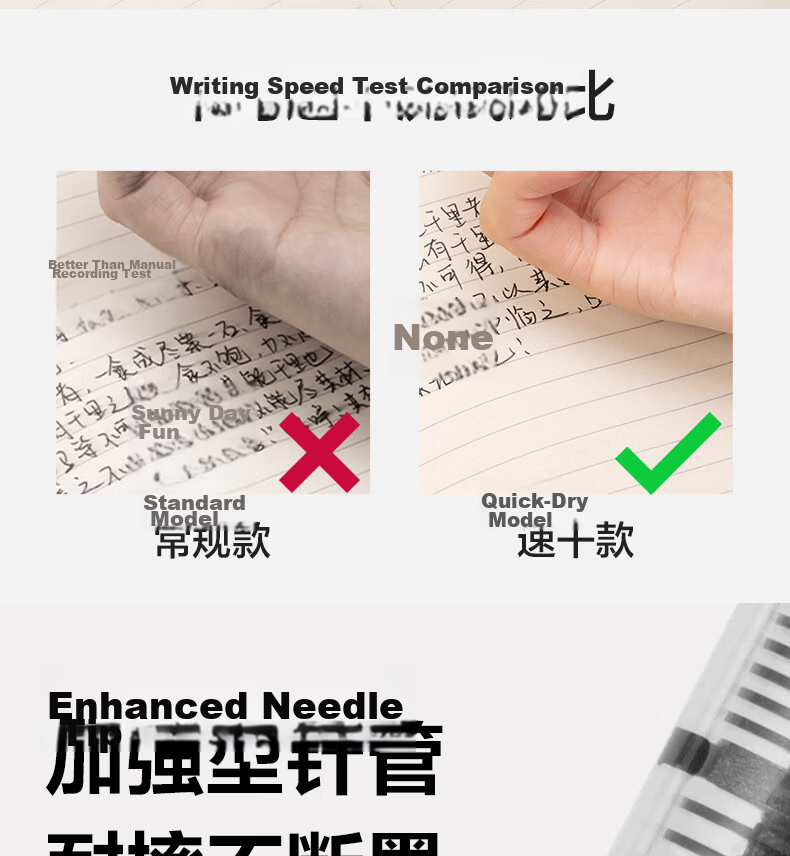 Deli Full Needle Tube Refillable Gel Pen Rollerball Pen for Office And Student Use, Signature Pen, Meeting Pen, 0.5mm, 12 Pens/box, S857 7