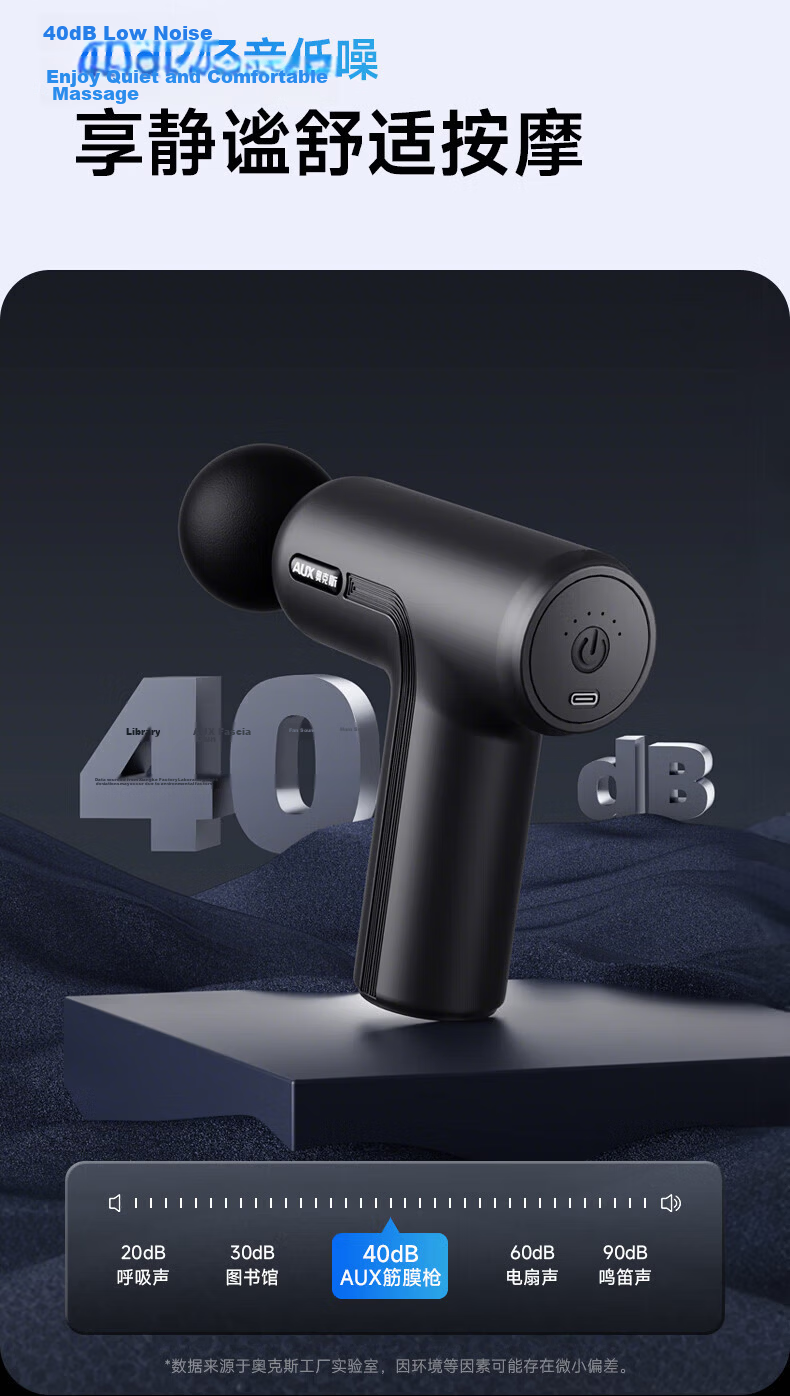 AUX Fascia Gun Massager Neck and Shoulder Professional Mini Muscle Relaxation Massage Gun Gift for Parents Mother's Day Spring Festival Teacher's Day for Teachers Boyfriend Girlfriend 19