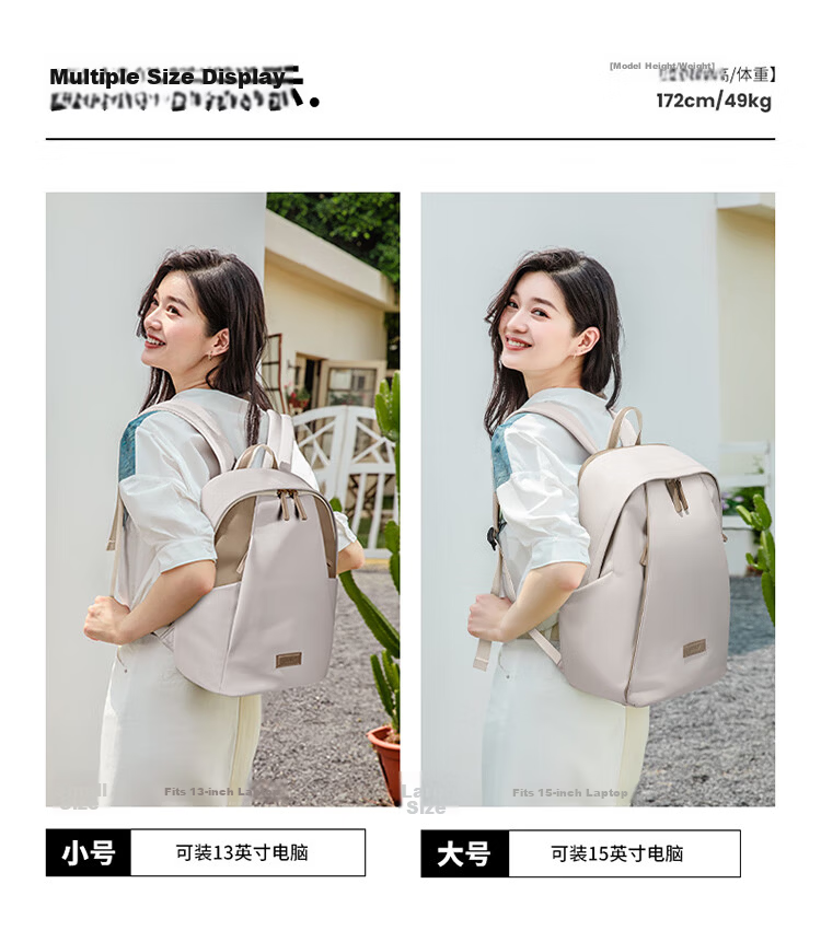 GOLF Women's Laptop Backpack, 14/15 Inch Notebook Business Backpack, Commuter Student Schoolbag, Travel Bag for Business Trips 34