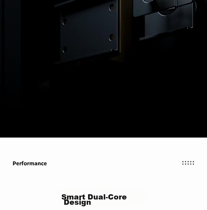 Deli Home Safe Electronic Password Office Financial Use All-Steel Anti-Theft Anti-Move Wardrobe Compatible Hongya Series 45cm Black AE64-M 10
