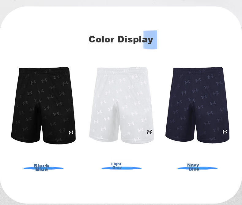 Under Armour Quick-Dry Sports Shorts, Basketball Shorts, Breathable Training And Competition Wear, Fashionable Trendy Knee-Length Shorts 2