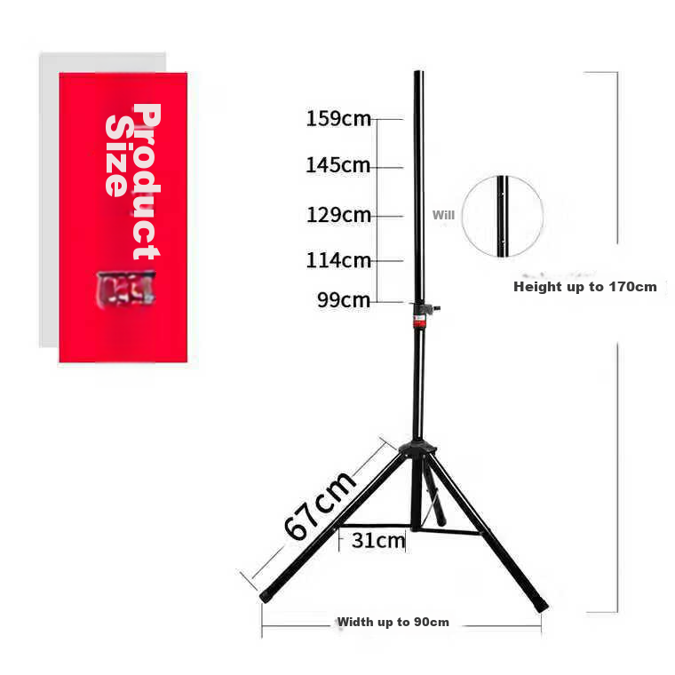 Shuledi SL-50k Speaker Bracket, Audio Support Stand, Speaker Hanger, Thickened And Reinforced Bracket, Single Support Weight 50 Kg, Wall-Mounted Expansion Bolts Included 4