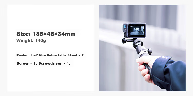 MAXCAM, Suitable for GoPro Ace Pro 2/GoPro 13/12 Action Cameras, Car Aluminum Alloy Suction Cup PRO Glass Mount, Vehicle-Mounted Off-Road Bracket Accessory 6