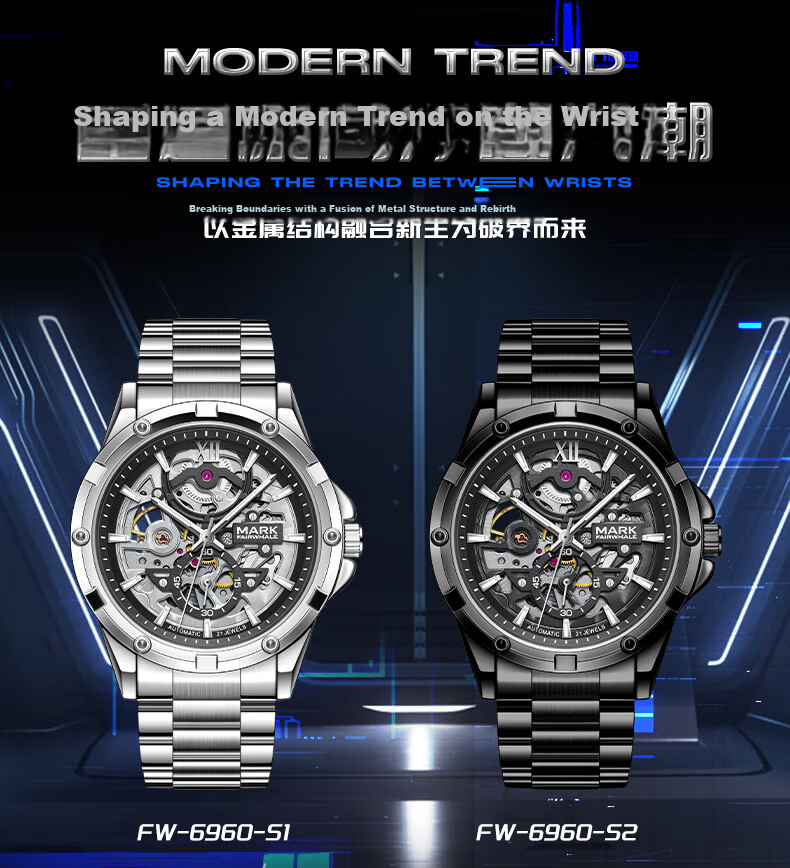 MARK FAIRWHALE Explorer Men's Top Ten Famous Watch Automatic Mechanical Watch for Men 2026 New Model Wristwatch Birthday Gift for Boyfriend 13