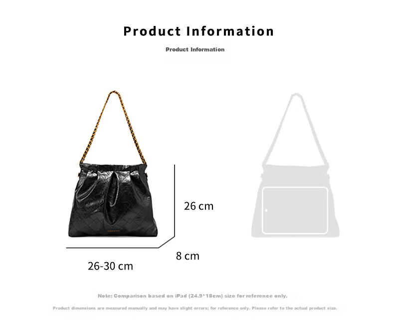 CHARLES & KEITH Large Capacity Mother-Child Chain Crossbody Bag Shoulder Bag for Women Birthday Gift for Girlfriend CK2-40671449 4