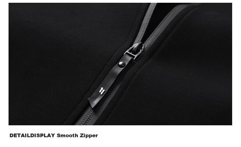 Romon Men's Jacket Spring Business Casual Simple Stand Collar Warm Sweatshirt Executive Outerwear Men's Q06 Black XL 20