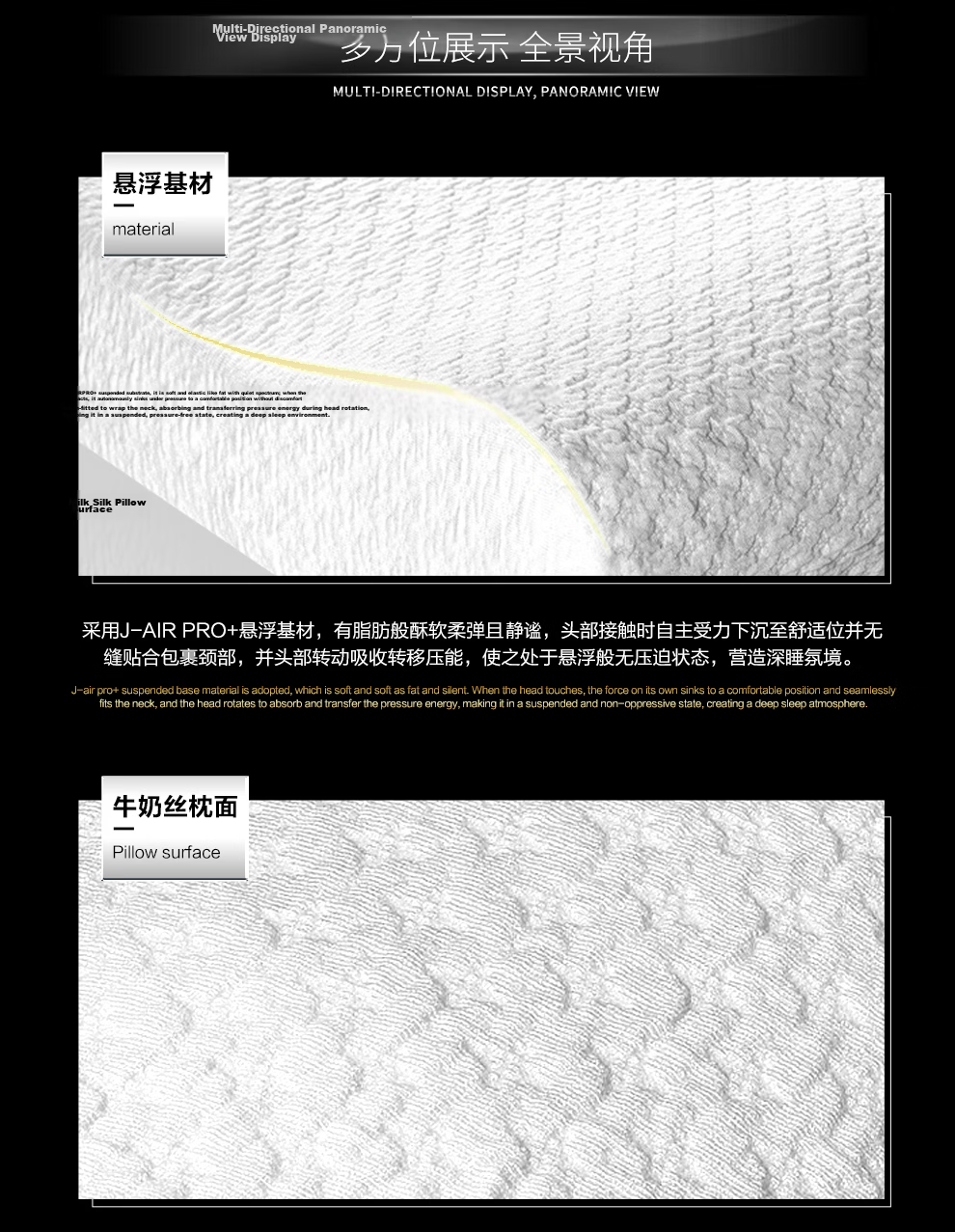 JAHVERY Memory Foam Pillow Cervical Pillow Adult Slow Rebound Neck Pillow Special Sleep Neck Support Traction Pillow 10