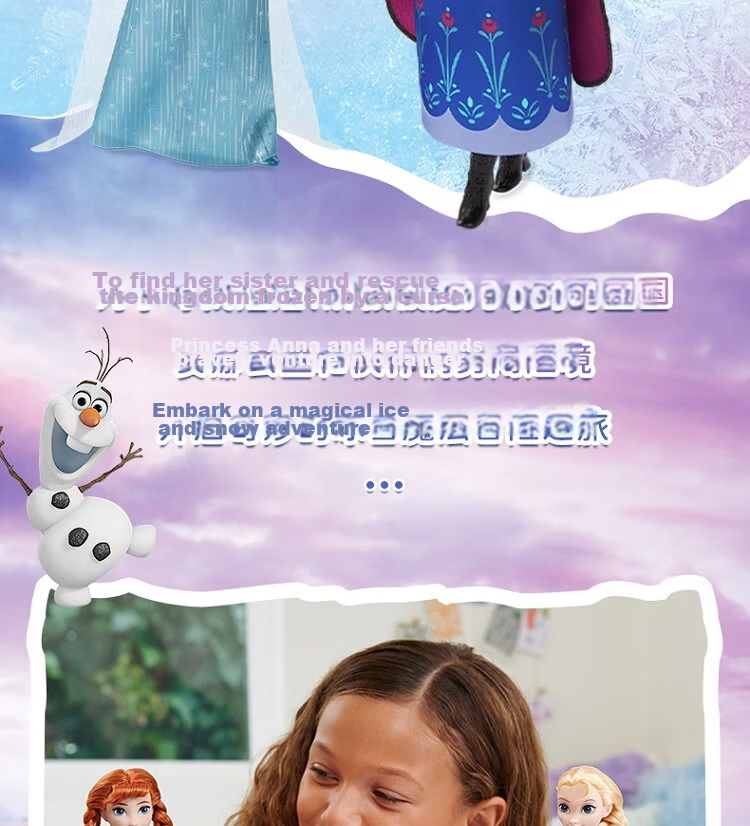 Barbie Pretend Play Birthday Gift Box, Frozen Princess Castle Toy - Elsa Ice Castle Set JDP63 5