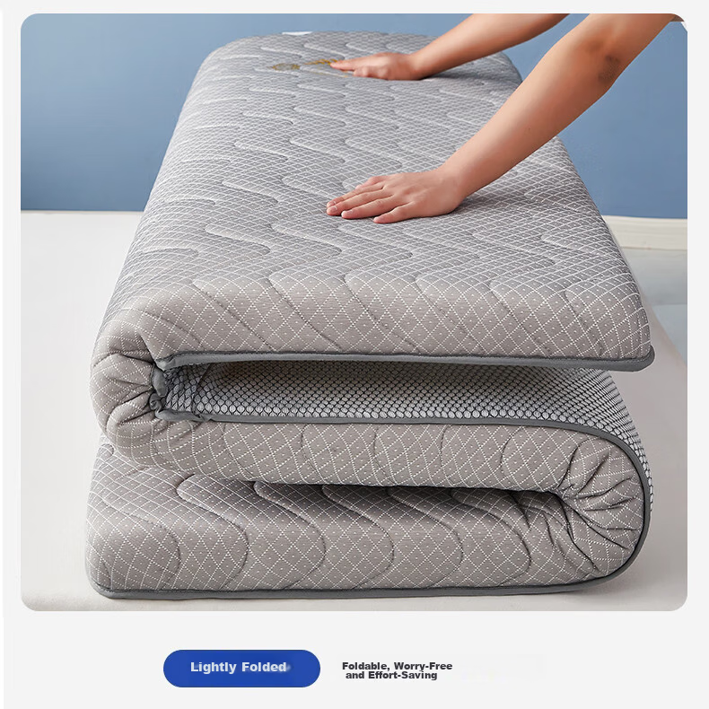 MUJI Grade A Soybean Mattress Pad Cover 6cm Thick Non-Slip Foldable Bedding for Home All Seasons 1.2x2m Bed 13