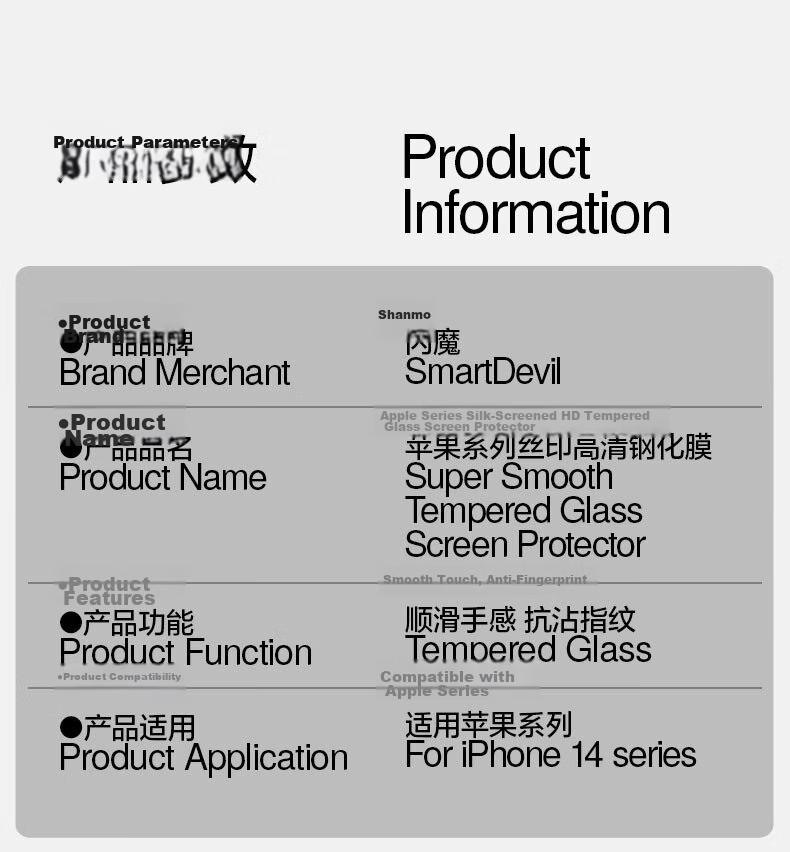 Shanmo T3-Pro Tempered Glass Screen Protector for iPhone 13/13 Pro/14/17e, HD Explosion-Proof, Drop-Resistant, Anti-Fingerprint, Smooth Touch, Apple Screen Protector 2-Pack 15