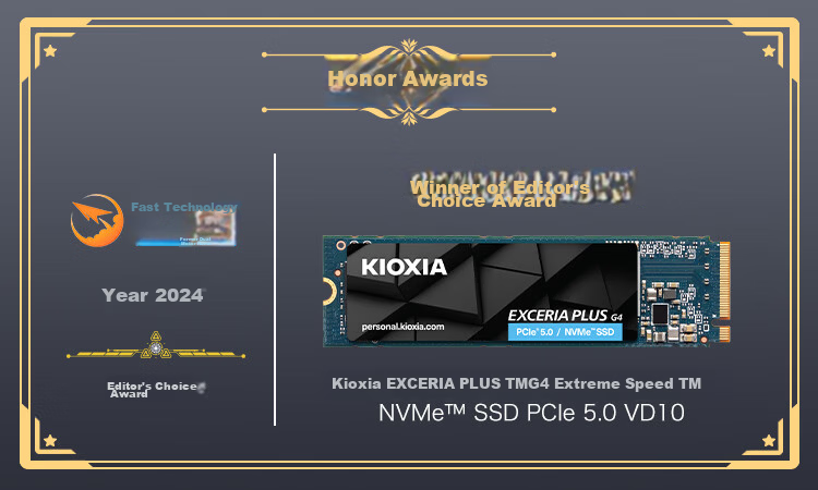 Kioxia 1TB NVMe M.2 SSD EXCERIA BASIC SF10 Series PCIe 4.0 Solid State Drive 2