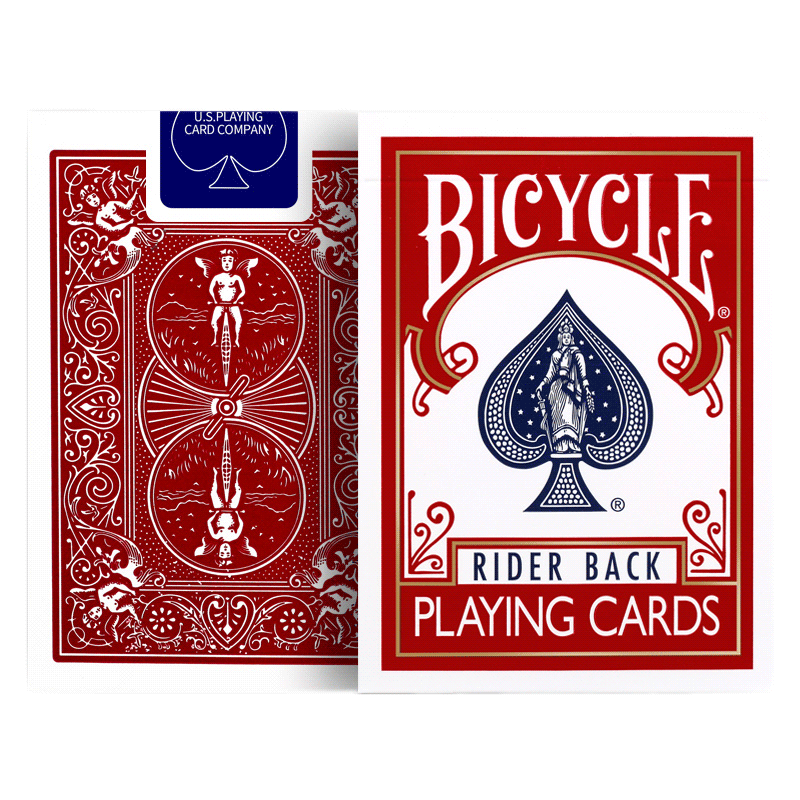 BICYCLE Bicycle Playing Cards Magic Props Flower Cut Cards American Import Birthday Gift Luxury Classic Red