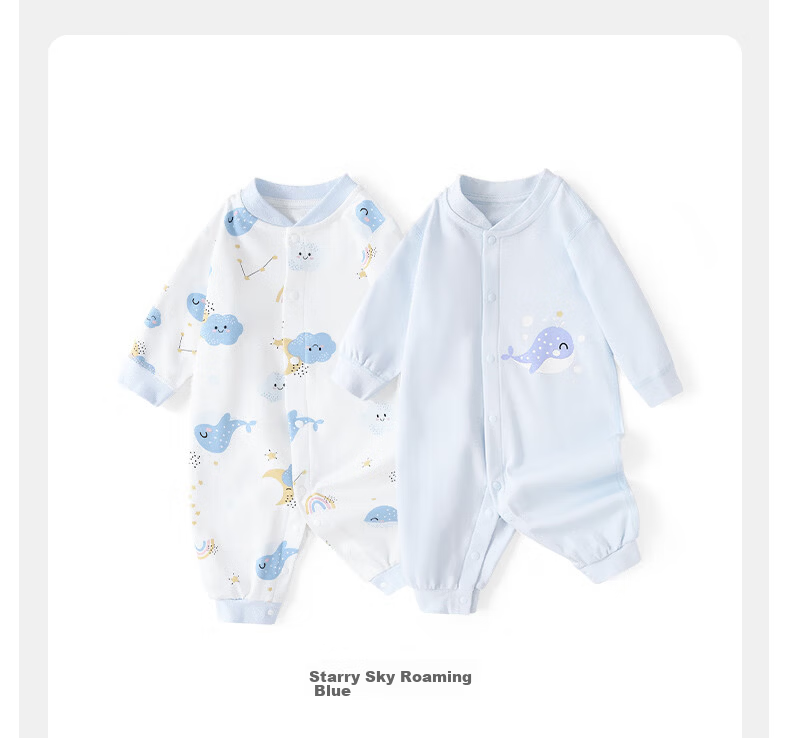 Shubeiyi 2-Piece Set, Baby Clothes, Full Moon Newborn Onesie, First Birthday Infant Romper, Spring And Summer Pure Cotton Bodysuit, Yellow, Size 66 17