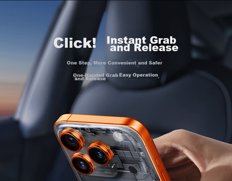 UGREEN Car Phone Holder, Suction Cup Dashboard Mount for Vehicles, Center Console Navigation Windshield Windproof Mount 9