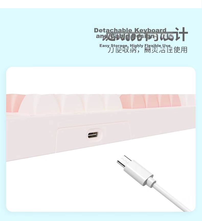 Lenovo Xiaoxin K1P Quiet Wireless 98-Key Keyboard And Mouse Combo, Jelly Touch Mechanical Rebound, Multi-Key Shortcuts, 3-Level DPI, Windows Compatible, Moon White 9