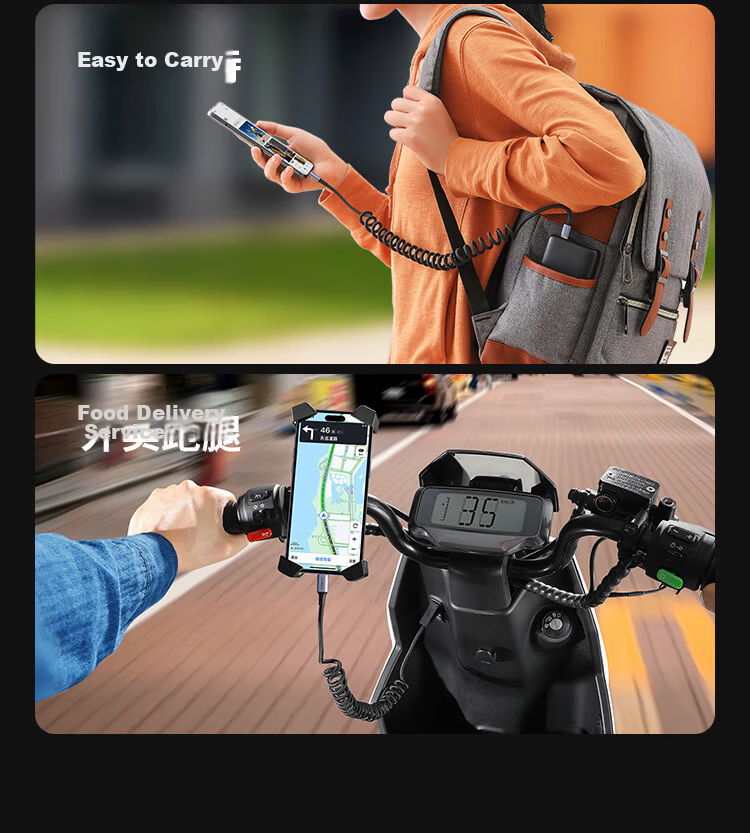 UGREEN Car Spring Charging Cable, Retractable Type-C Data Cable, 6A, Suitable for Huawei Honor Super Fast Charging 100W/66W, Xiaomi Phones Pura80/70/Mate70/60 24